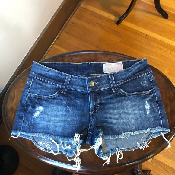 Siwy Pants - Siwy Madeleine Denim Cutoff Shorts In Lilt 26